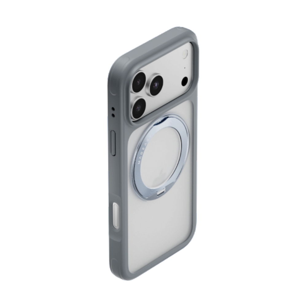 Case iPhone 18 Pro, 17 Pro MAGEASY MagStand 360 M Rotating Ring Protective