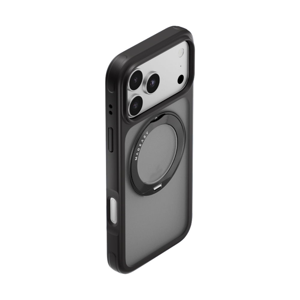 Case iPhone 18 Pro Max, 17 Pro Max MAGEASY MagStand 360 M Rotating Ring Protective