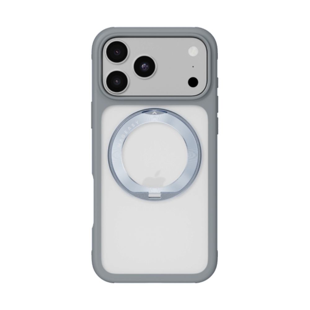 Case iPhone 18 Pro Max, 17 Pro Max MAGEASY MagStand 360 M Rotating Ring Protective