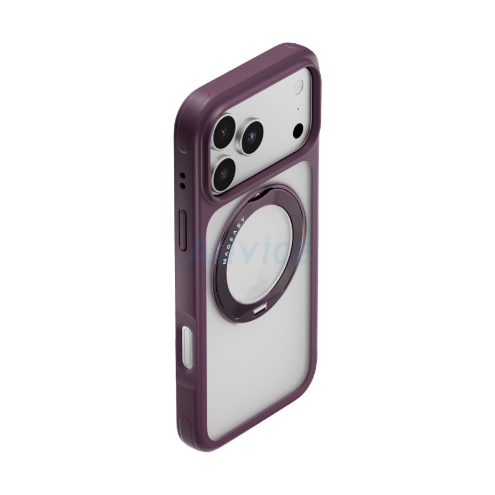 Case iPhone 18 Pro Max, 17 Pro Max MAGEASY MagStand 360 M Rotating Ring Protective