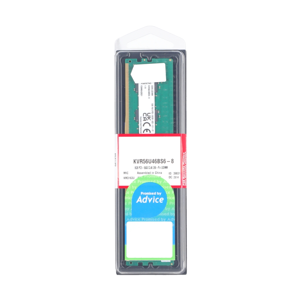 RAM DDR5(5600) 8GB KINGSTON VALUE RAM (KVR56U46BS6-8)