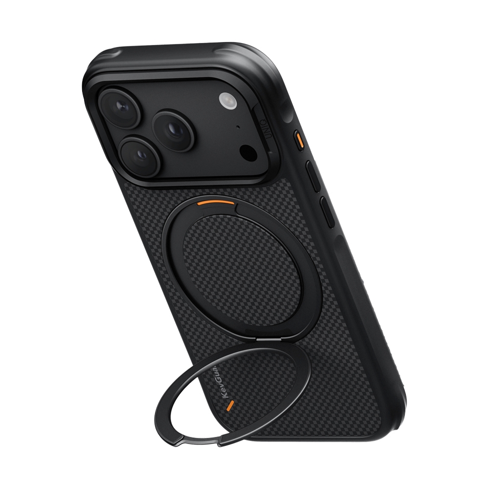 Case iPhone 18 Pro UNIQ KEVA M_V - CARBON BLACK