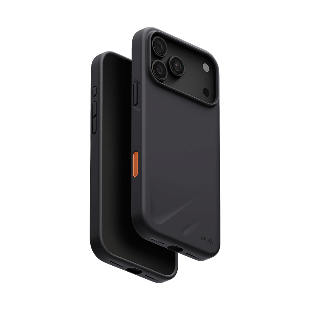 Case iPhone 18 Pro Max UNIQ LINO - CHARCOAL GREY
