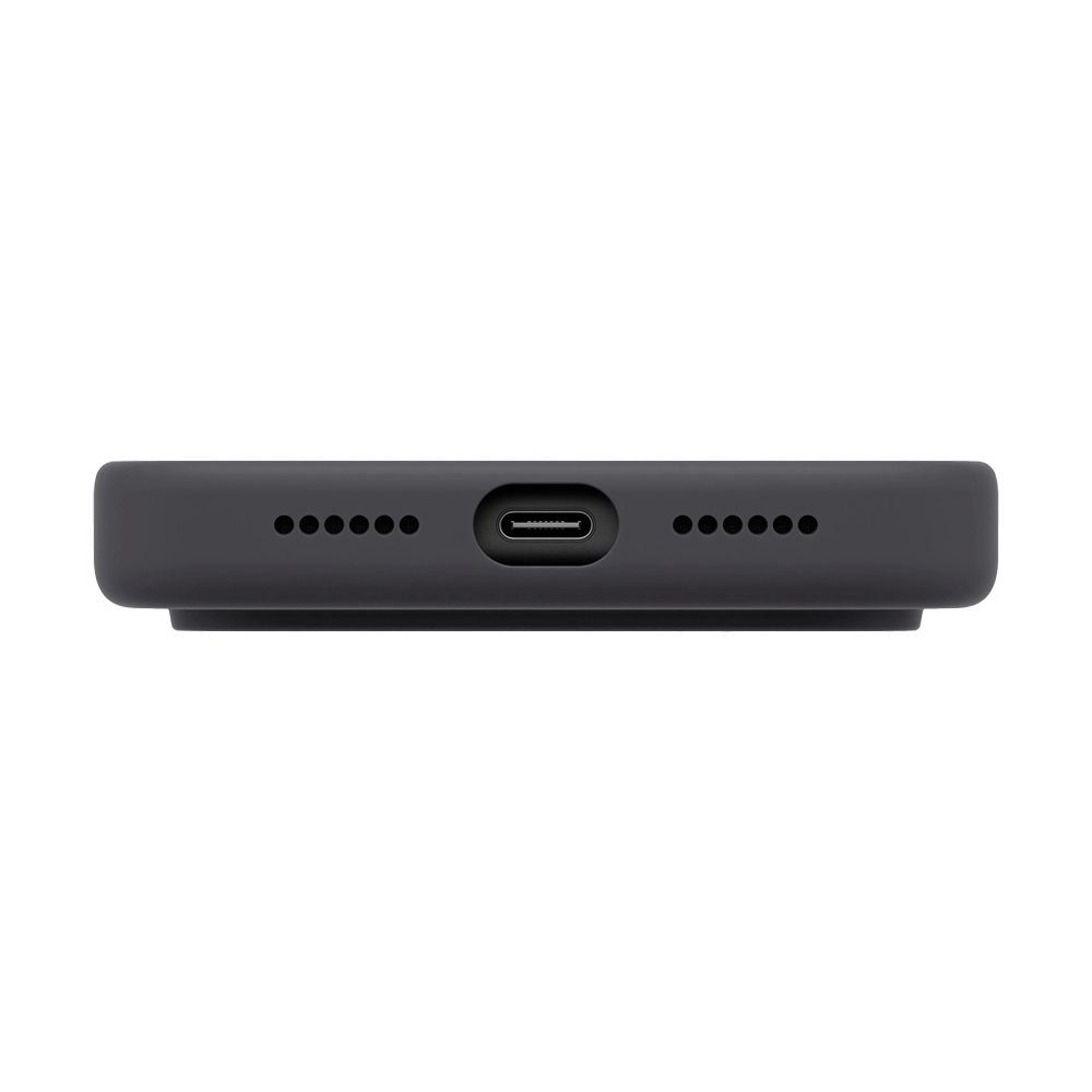 Case iPhone 18 Pro Max UNIQ LINO - CHARCOAL GREY