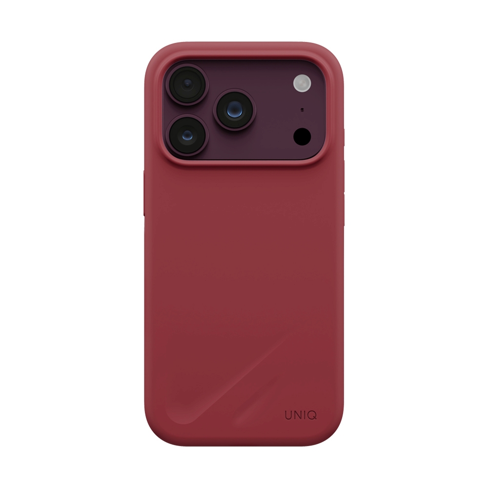 Case iPhone 18 Pro Max UNIQ LINO - CRANBERRY RED