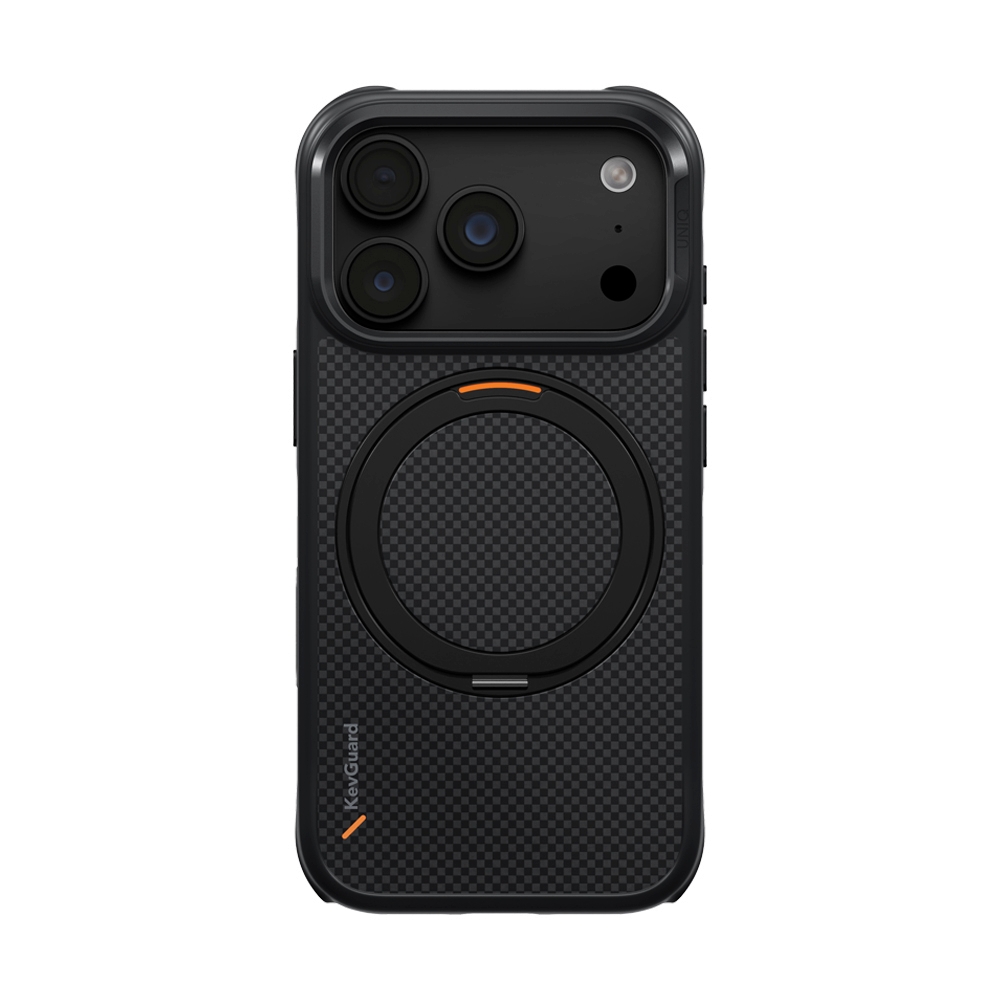 Case iPhone 18 Pro Max UNIQ KEVA M_V - CARBON BLACK