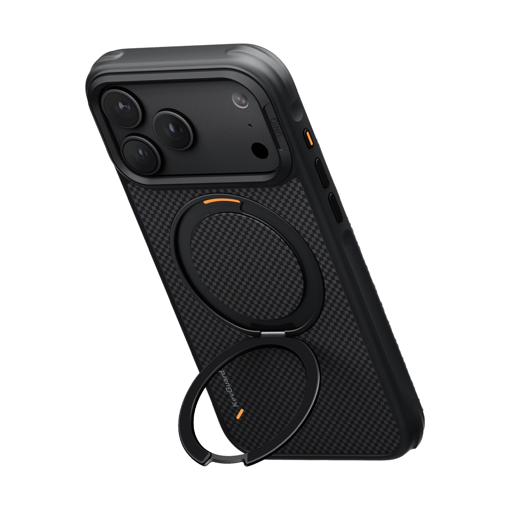 Case iPhone 18 Pro Max UNIQ KEVA M_V - CARBON BLACK