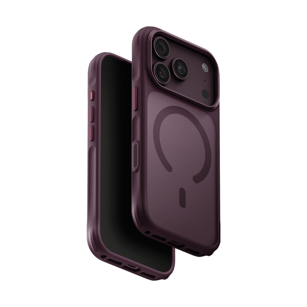 Case iPhone 18 Pro Max UNIQ VEREN - BURGUNDY FROST