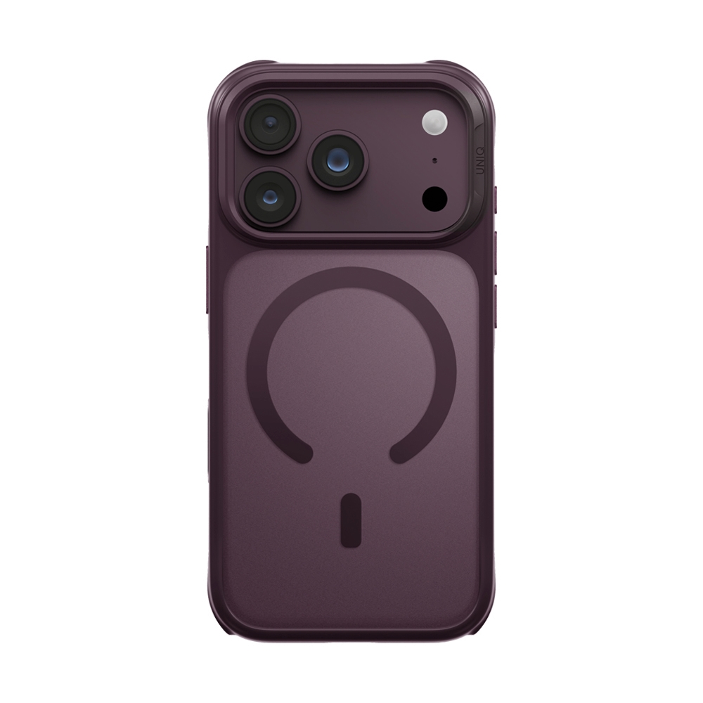 Case iPhone 18 Pro Max UNIQ VEREN - BURGUNDY FROST