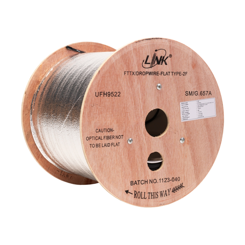 สายไฟเบอร์ออฟติก Single-Mode (300m./Box) LINK (UFH9522-3)
