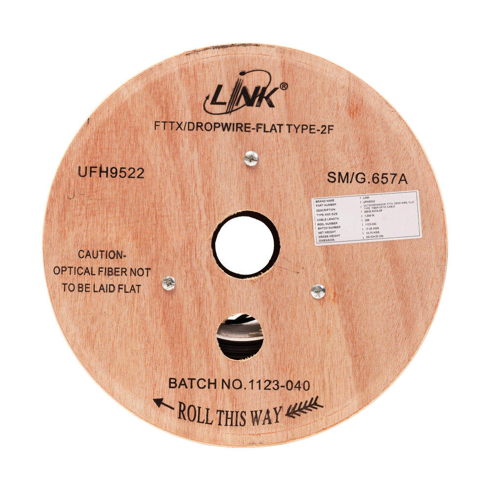 สายไฟเบอร์ออฟติก Single-Mode (300m./Box) LINK (UFH9522-3)