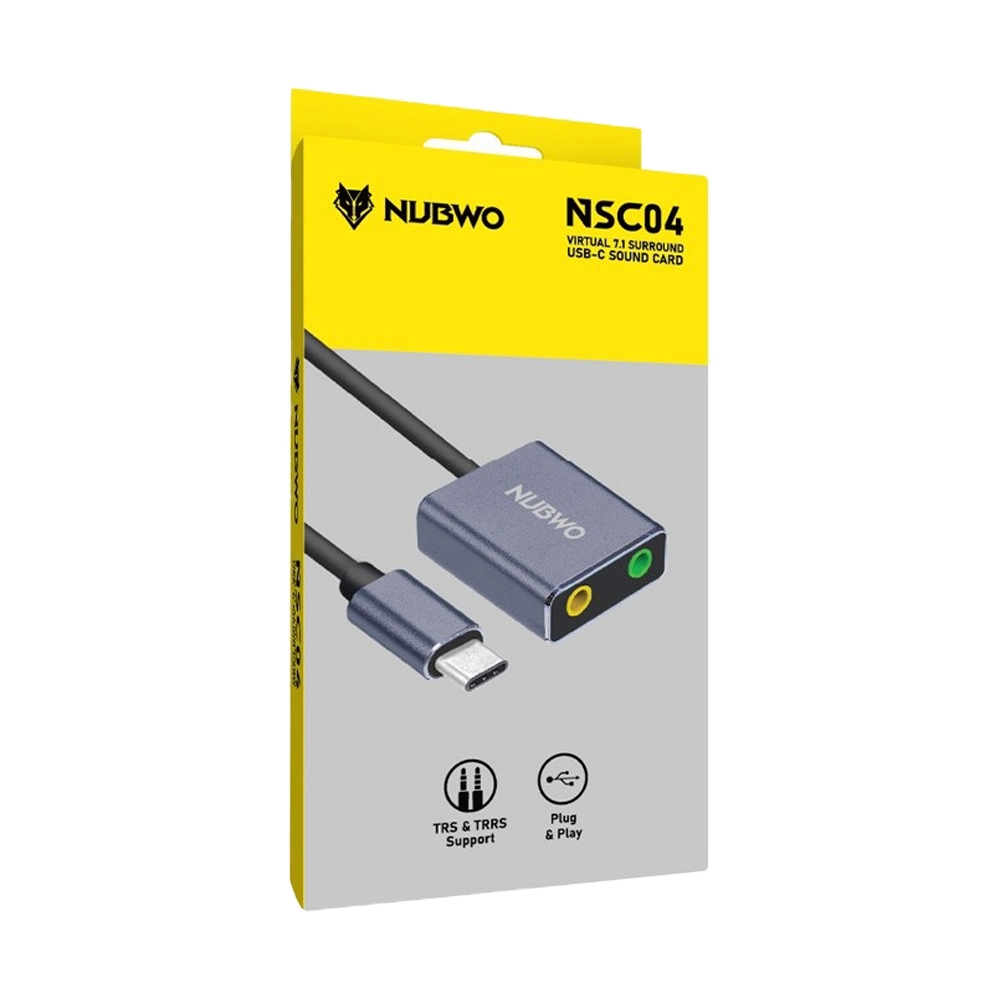 Converter Type-C TO 3.5 AUX Audio NUBWO (NSC-04)