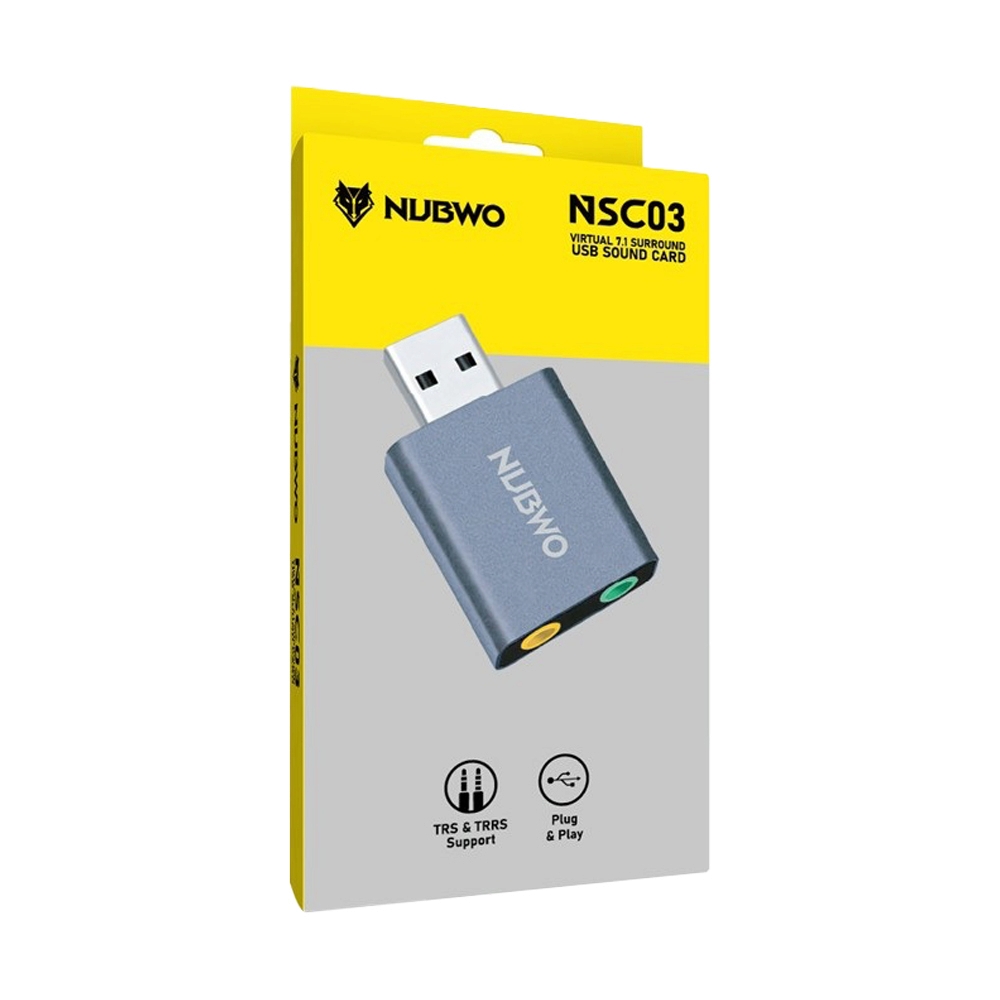 Converter USB 3.0 TO 3.5 AUX Audio NUBWO (NSC-03)