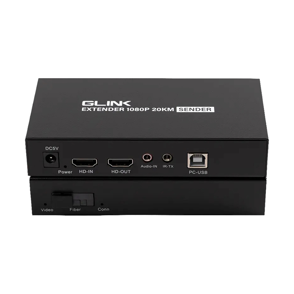 Converter HDMI to Fiber Optic 20KM GLINK (GCVT-06S)