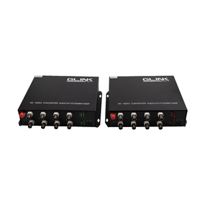 Fiber Video Converter BNC TO FIBER OPTIC 20KM GLINK 8CH (GCVT-02)