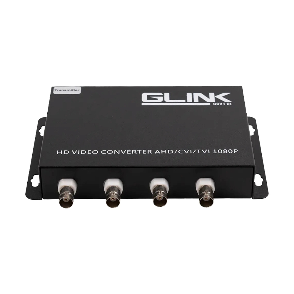 Fiber Video Converter BNC TO FIBER OPTIC 20KM GLINK 4CH (GCVT-01)