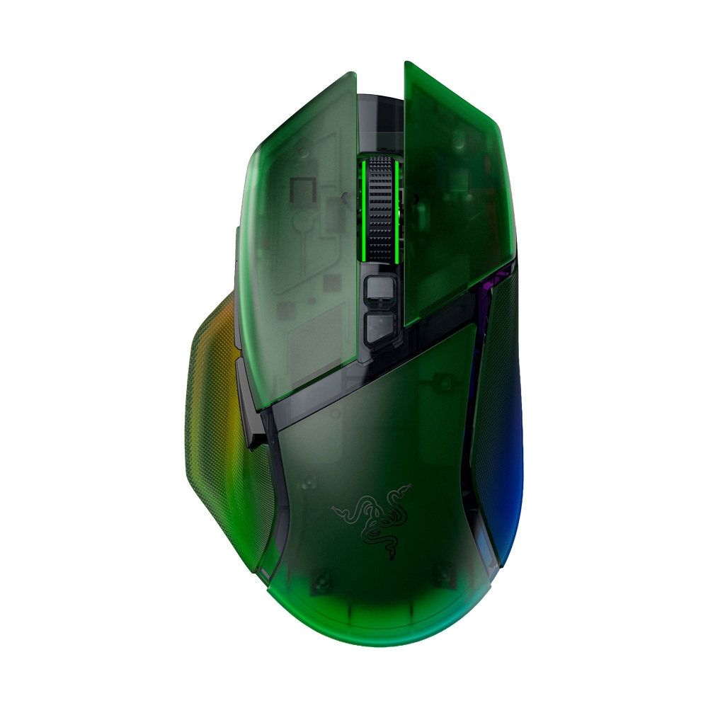 MOUSE WIRELESS BLUETOOTH RAZER BASILISK V3 PRO 35K GREEN EDITION (BLUETOOTH)