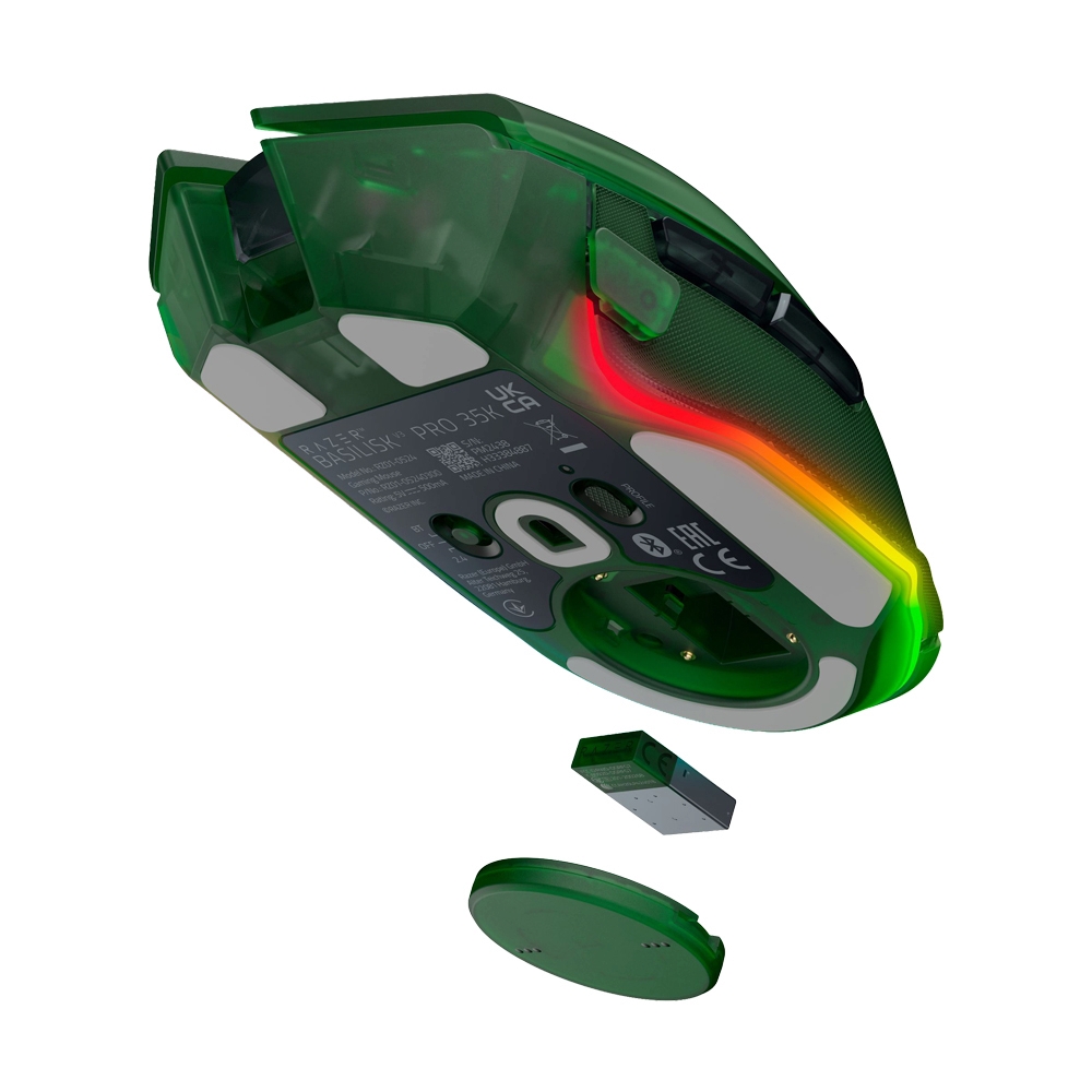 MOUSE WIRELESS BLUETOOTH RAZER BASILISK V3 PRO 35K GREEN EDITION (BLUETOOTH)