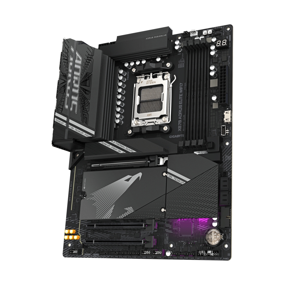 MAINBOARD (AM5) GIGABYTE X870 AORUS ELITE WIFI7 DDR5 (Rev1.2)