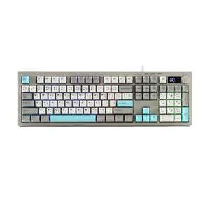 KEYBOARD WIRELESS BLUETOOTH AULA S102 PRO 3IN1 GRAY (MEMBRANE SWITCH คีย์บอร์ด)