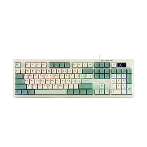 KEYBOARD WIRELESS BLUETOOTH AULA S102 PRO 3IN1 GREEN (MEMBRANE SWITCH คีย์บอร์ด)