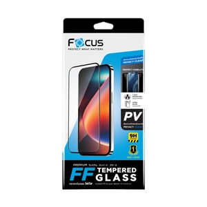 ฟิล์ม iPhone 18 Pro FOCUS กระจกแบบเต็มจอกันมองเห็น