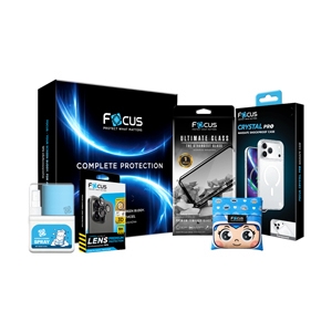 ฟิล์ม iPhone 18 Pro Max FOCUS Premium Gift Set Apple for Trade (UG-FFLN-CR)