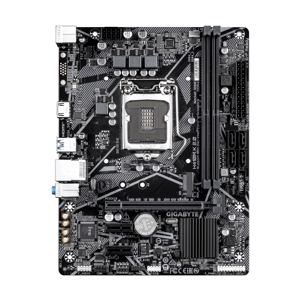 MAINBOARD (1200) GIGABYTE H410M K 2.0 (REV 1.0)