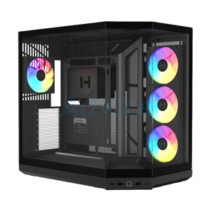 ATX CASE (NP) HYTE Y50 RGB BLACK/BLACK
