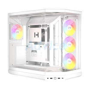 ATX CASE (NP) HYTE Y50 RGB SNOW WHITE