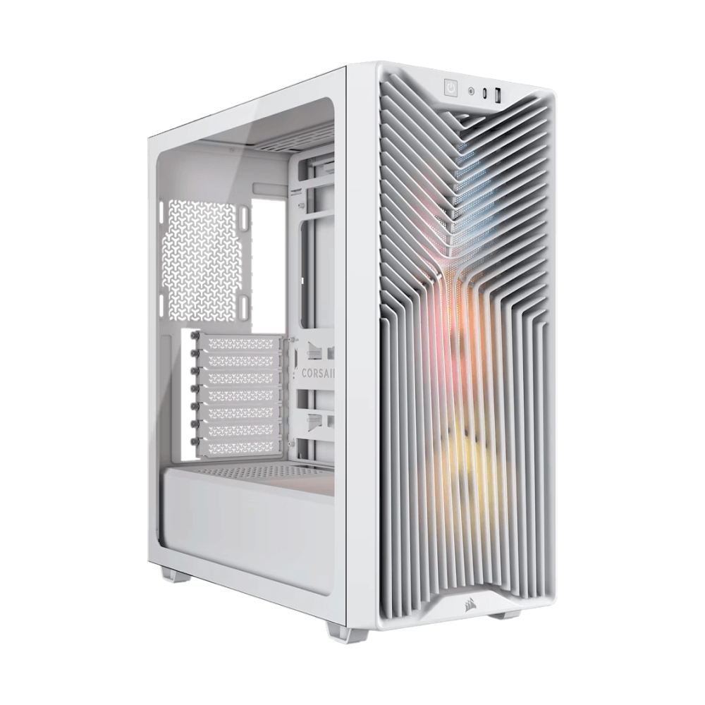 mATX CASE (NP) CORSAIR 3200D RS ARGB MID-TOWER WHITE (CC-9011345-WW)
