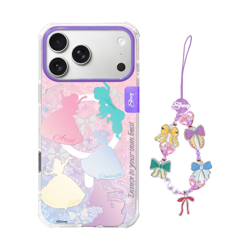 Case iPhone 18 Pro, 17 Pro Sheep Canvas Princess Twirl