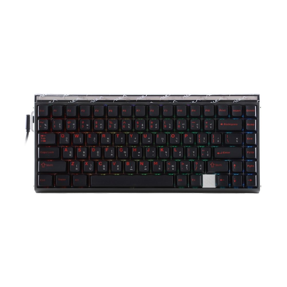 KEYBOARD WIRELESS BLUETOOTH AULA HERO75HE BLACK (WIND MAGNETIC SWITCH คีย์บอร์ด)