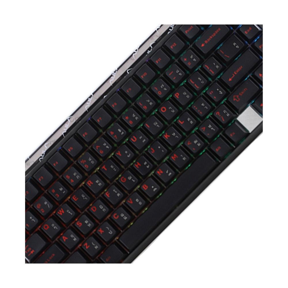 KEYBOARD WIRELESS BLUETOOTH AULA HERO75HE BLACK (WIND MAGNETIC SWITCH คีย์บอร์ด)