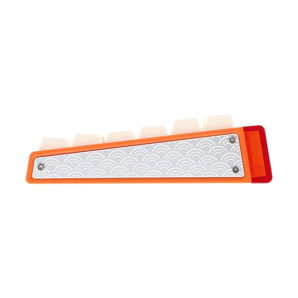 KEYBOARD WIRELESS BLUETOOTH AULA HERO75HE ORANGE (LINGYUN MAGNETIC SWITCH คีย์บอร์ด)