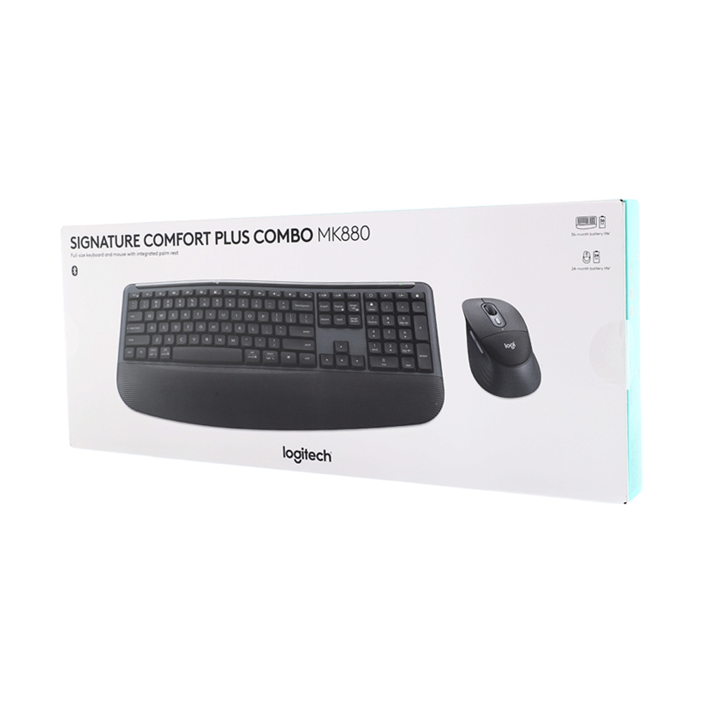 COMBO SET WIRELESS LOGITECH COMFORT PLUS MK880 GRAPHITE (EN / BLUETOOTH)