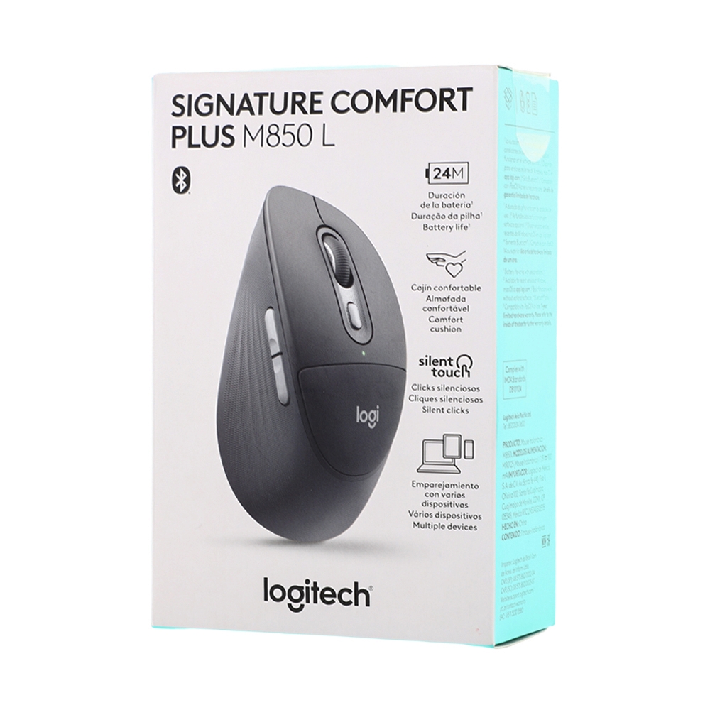 MOUSE WIRELESS LOGITECH COMFORT PLUS M850L GARPHITE (BLUETOOTH)