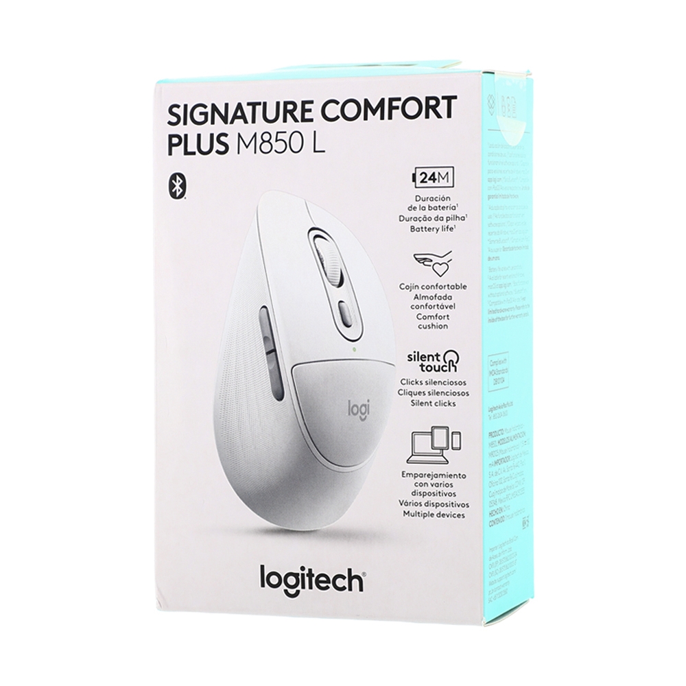 MOUSE WIRELESS LOGITECH COMFORT PLUS M850L OFFWHITE (BLUETOOTH)