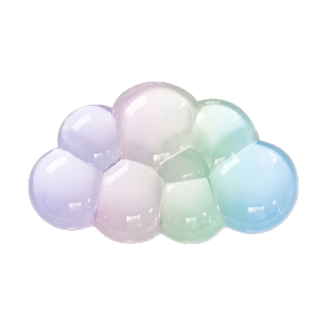 แผ่นรองข้อมือ MOFii Cloud Gel Wrist Rainbow
