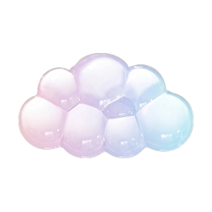 แผ่นรองข้อมือ MOFii Cloud Gel Wrist Pink-blue