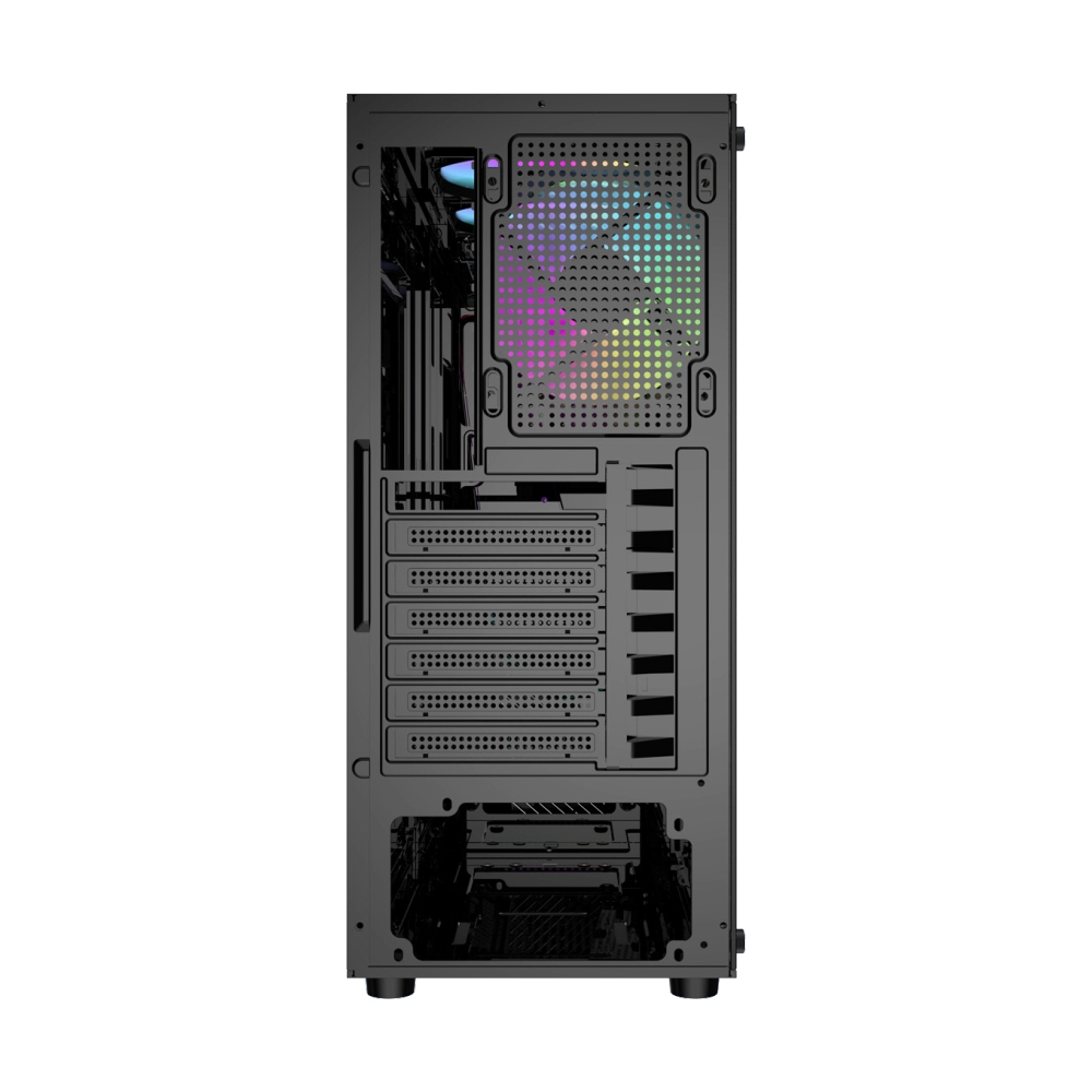 mATX CASE (NP) TSUNAMI ADVENTURE SCARIO TEMPERED GLASS M-ATX GAMING1267 BLACK*3