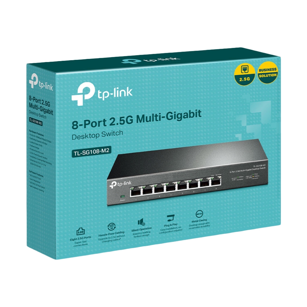 Gigabit Switching Hub 8 Port TP-LINK TL-SG108-M2 (7")