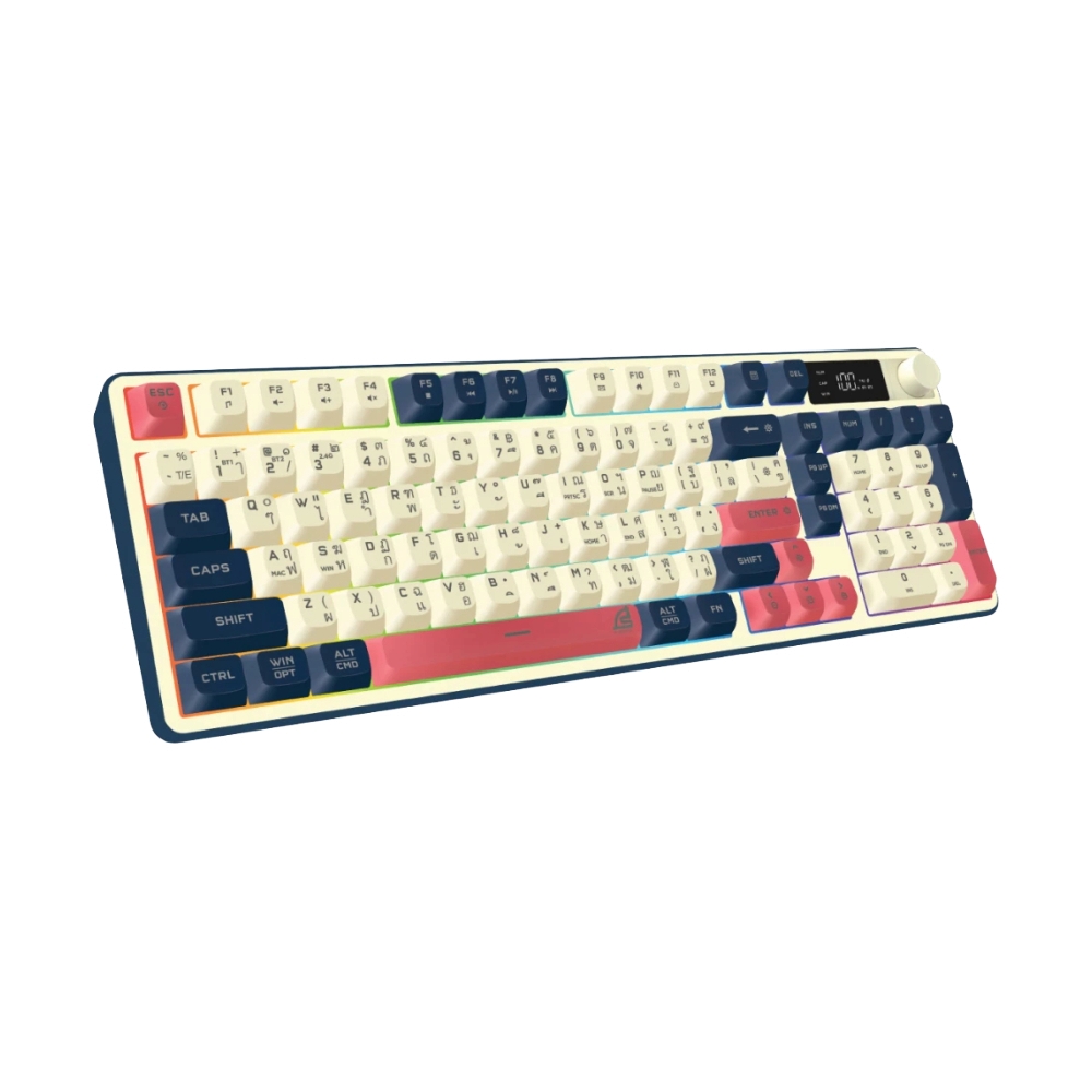 KEYBOARD WIRELESS BLUETOOTH SIGNO 736WB EXXONOS (RUBBER DOME  SWITCH คีย์บอร์ด)
