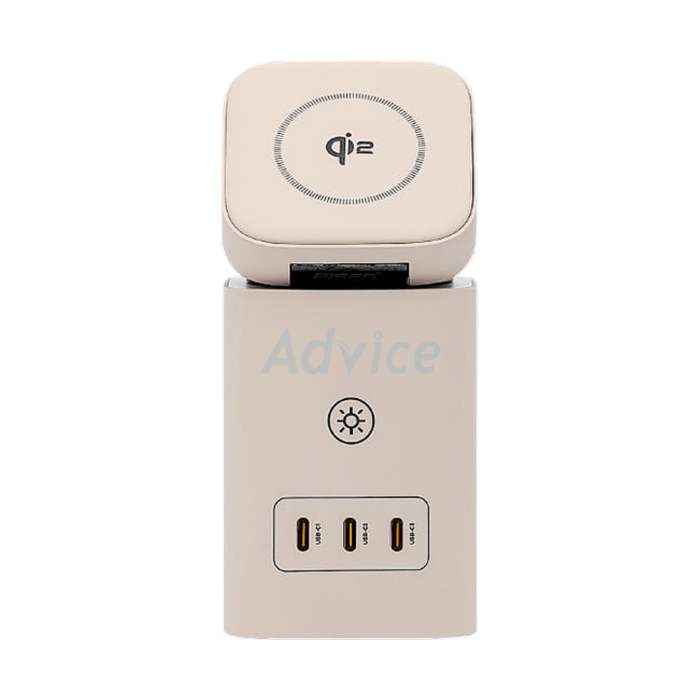 PISEN 120W GaN Desktop MagStation Charger 6-in-1 MagSafe