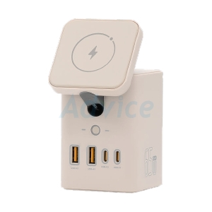 PISEN 65W GaN Desktop MagStation Charger 6-in-1 MagSafe