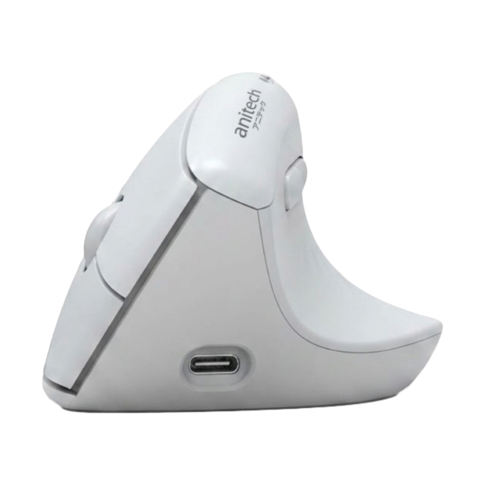 MOUSE WIRELESS ANITECH W241 WHITE  (BLUETOOTH)