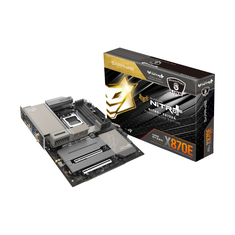 MAINBOARD (AM5) SAPPHIRE NITRO+ X870EA PHANTOMLINK EDITION DDR5