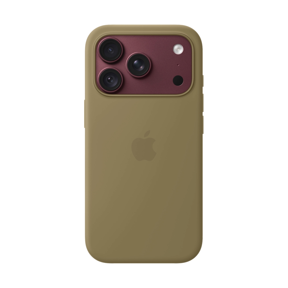 Apple Case iPhone 18 Pro Silicone Case with MagSafe Olive (MK8V4FE/A)