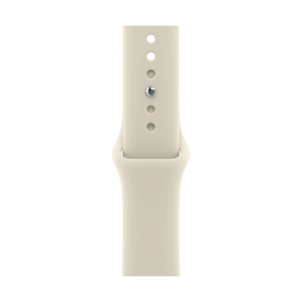 Apple Watch Series 12 GPS 42mm Light Gold Aluminium with Sand Sport Band- M/L (MJEE4SA/A)
