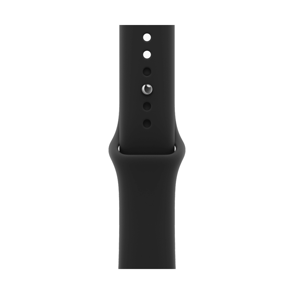 Apple Watch Series 12 GPS + Cellular 42mm Black Aluminium with Black Blue Sport Band- S/M (MJG04SA/A)